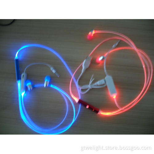 Rechargeable 120mAh LED Light Earphone